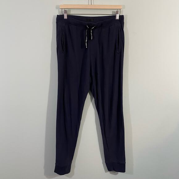 ATM X Soulcycle Women's Navy Lounge Jogger Pants Size M - Picture 1 of 8
